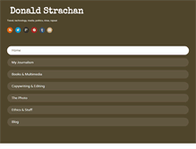 Tablet Screenshot of donaldstrachan.com